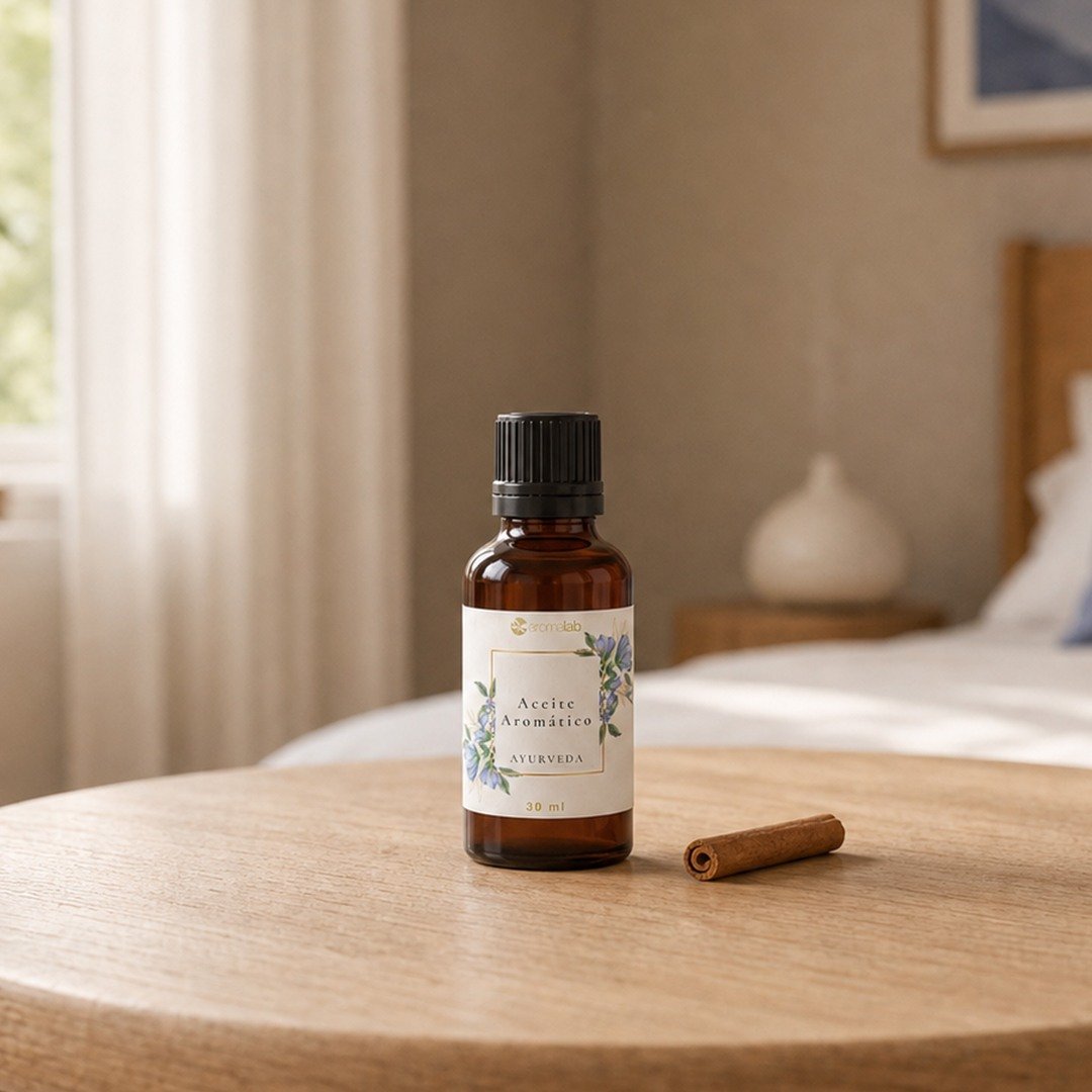 aceite ayurveda · Ambientación final en alta definición